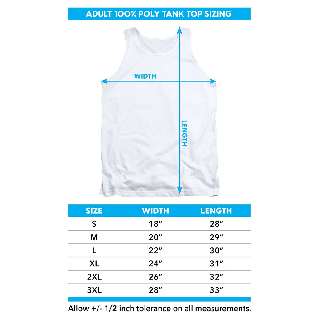 Pontiac Firebird Turbo Trans Am Flames (Front/Back Print) 100% Poly Tank Top-Grease Monkey Garage