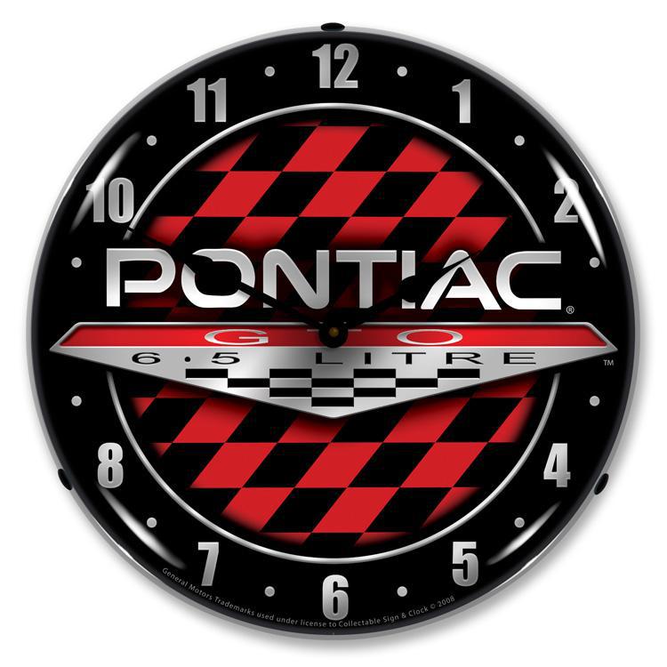 Pontiac GTO Backlit LED Clock-LED Clocks-Grease Monkey Garage