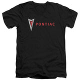 Pontiac Modern Pontiac Arrowhead Short-Sleeve V-Neck T-Shirt-Grease Monkey Garage