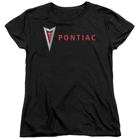 Pontiac Modern Pontiac Arrowhead Women's Short-Sleeve T-Shirt-Grease Monkey Garage