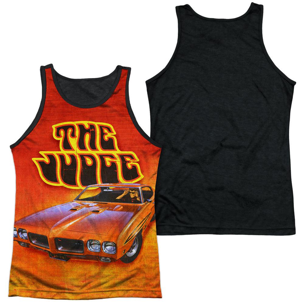 Pontiac The Judge 100% Poly Black Back Tank Top-Grease Monkey Garage