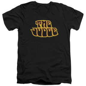 Pontiac The Judge Logo Short-Sleeve V-Neck T-Shirt-Grease Monkey Garage