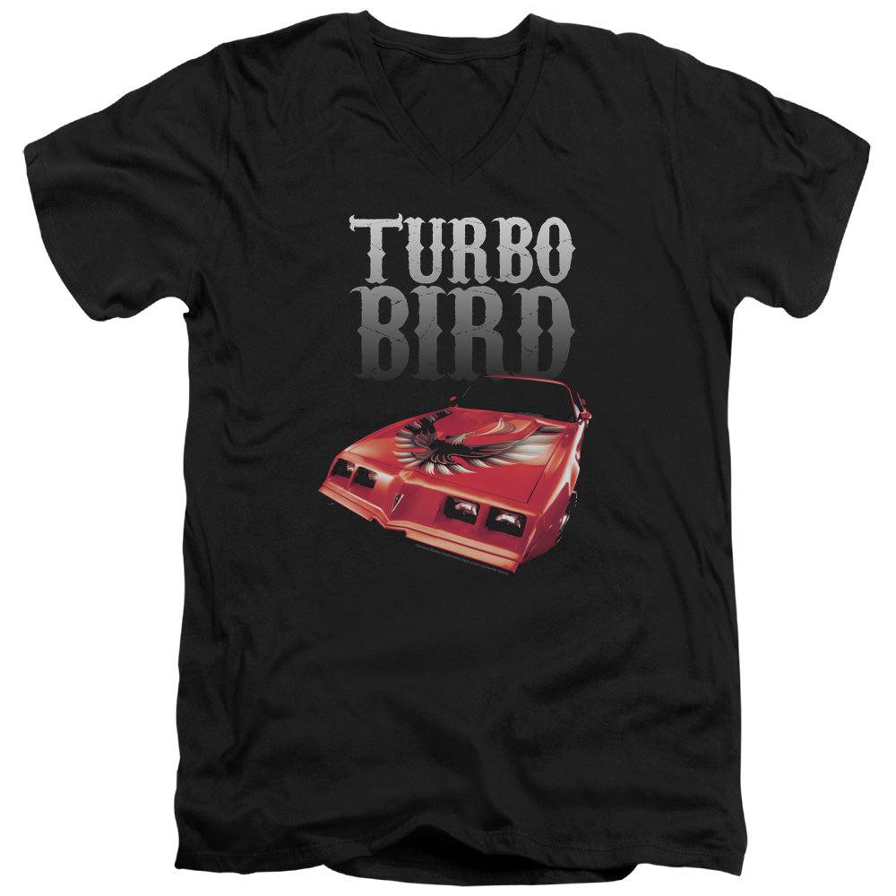 Pontiac Turbo Bird Turbo Trans Am Short-Sleeve V-Neck T-Shirt-Grease Monkey Garage