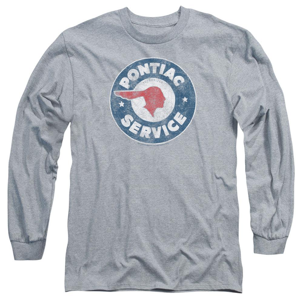 Pontiac Vintage Pontiac Service Long-Sleeve T-Shirt-Grease Monkey Garage