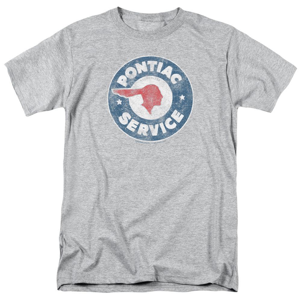 Pontiac Vintage Pontiac Service Short-Sleeve T-Shirt-Grease Monkey Garage