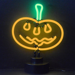 Pumpkin Neon Sculpture-Neon Sculptures-Grease Monkey Garage