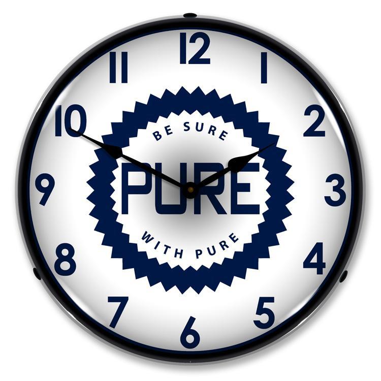 Pure Oil Backlit LED Clock-LED Clocks-Grease Monkey Garage