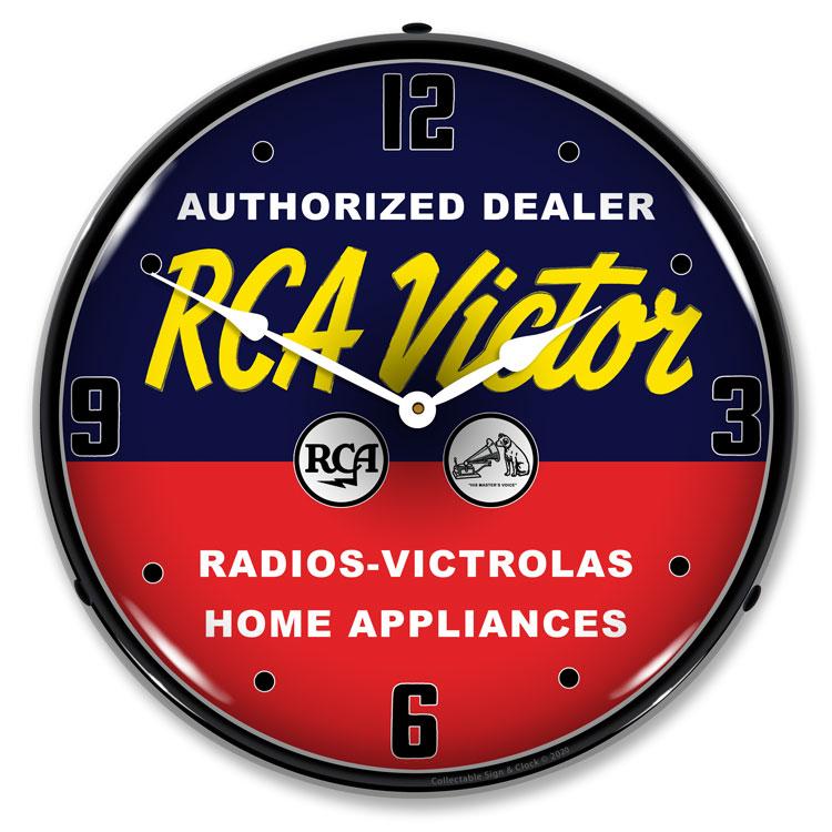 RCA Victor Authorized Dealer LED Clock-LED Clocks-Grease Monkey Garage