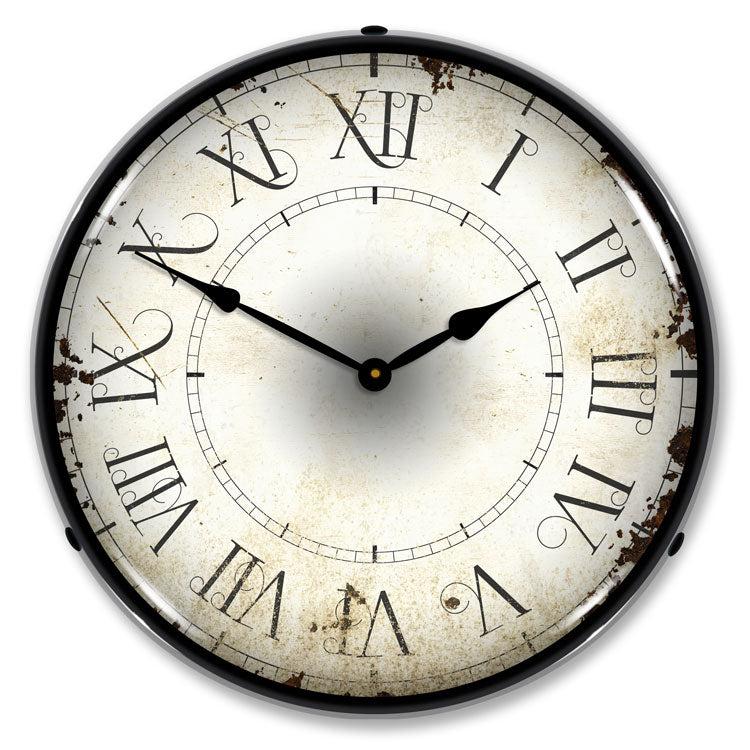 Roman Antique Backlit LED Clock-LED Clocks-Grease Monkey Garage