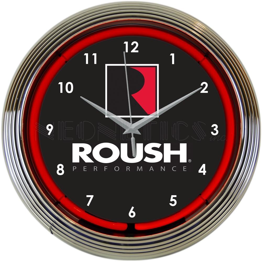 Roush Performance Neon Clock-Clocks-Grease Monkey Garage
