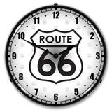 Route 66 Backlit LED Clock-LED Clocks-Grease Monkey Garage