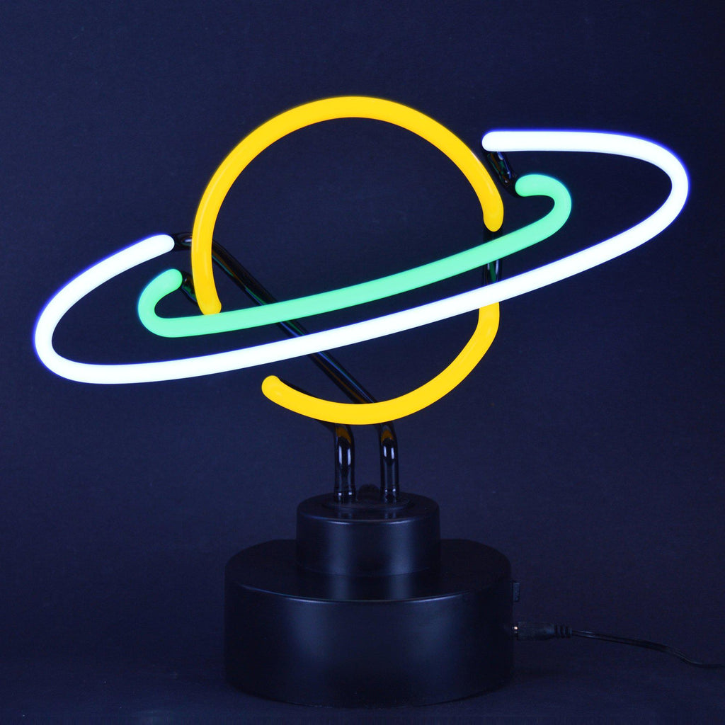 Saturn Neon Sculpture-Neon Sculptures-Grease Monkey Garage