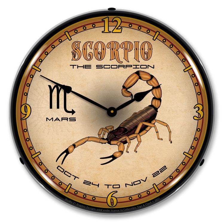 Scorpio LED Clock-LED Clocks-Grease Monkey Garage