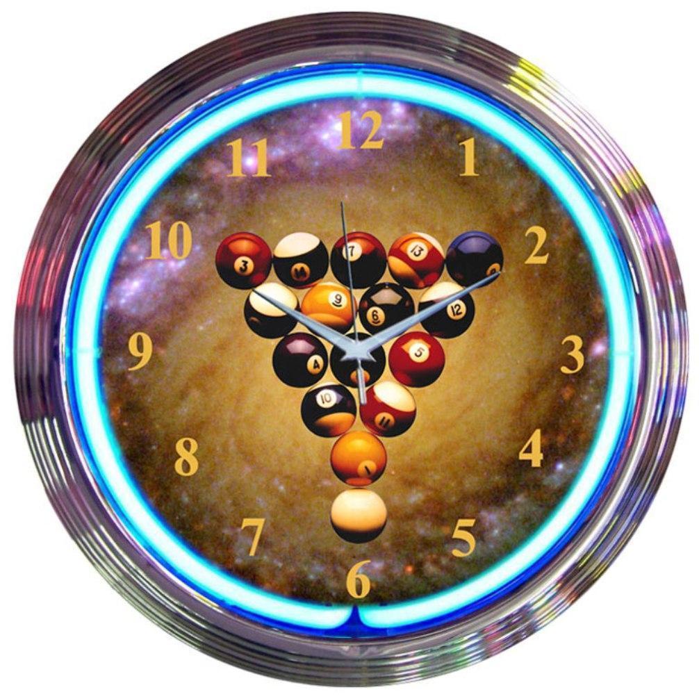 Spaceballs Billiard Neon Clock-Clocks-Grease Monkey Garage