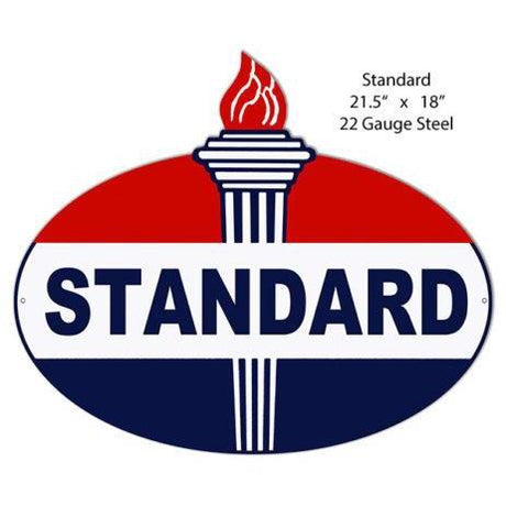 Standard Gasoline Laser Cut Metal Sign-Metal Signs-Grease Monkey Garage