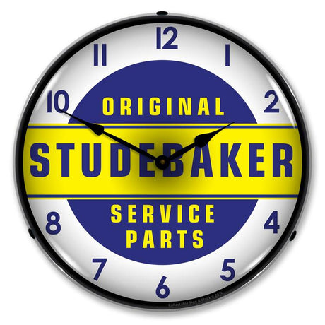 Studebaker Parts LED Clock-LED Clocks-Grease Monkey Garage