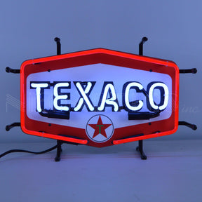 Texaco Hexagon Junior Neon Sign-Neon Signs-Grease Monkey Garage
