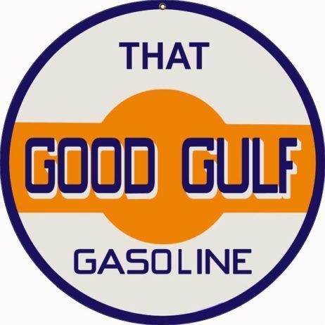 That Good Gulf Gasoline Metal Sign-Metal Signs-Grease Monkey Garage