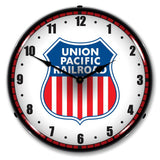 Union Pacific Railroad LED Clock-LED Clocks-Grease Monkey Garage