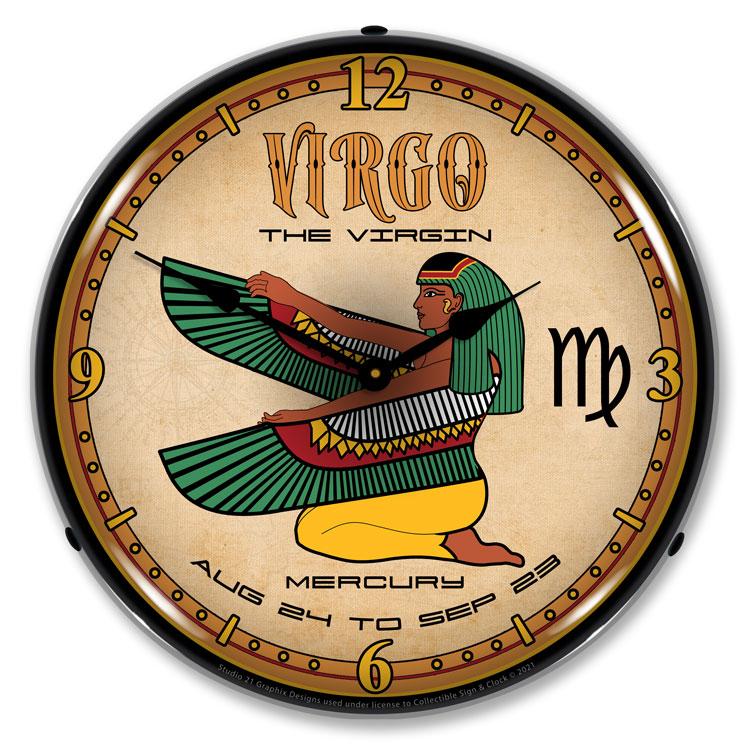 Virgo LED Clock-LED Clocks-Grease Monkey Garage