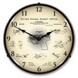 Walther PPK Firearm 1911 Patent LED Clock-LED Clocks-Grease Monkey Garage