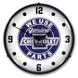 We Use Chevrolet Parts LED Clock-LED Clocks-Grease Monkey Garage