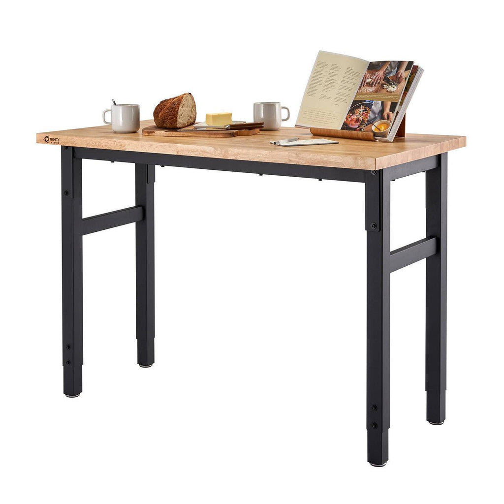 Wood Top Work Table 48" x 24"-Grease Monkey Garage