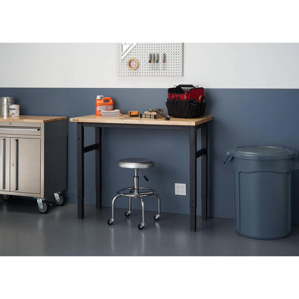 Wood Top Work Table 48" x 24"-Grease Monkey Garage