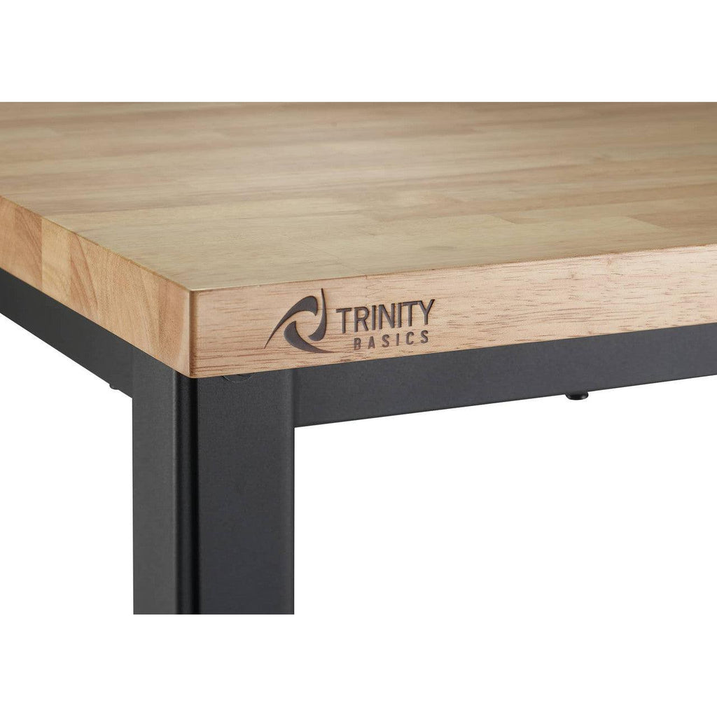 Wood Top Work Table 48" x 24"-Grease Monkey Garage