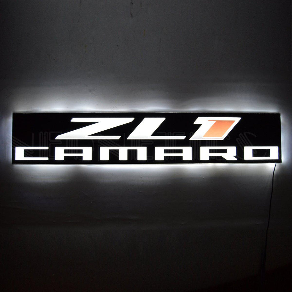 ZL1 Camaro Slim LED Sign-Grease Monkey Garage